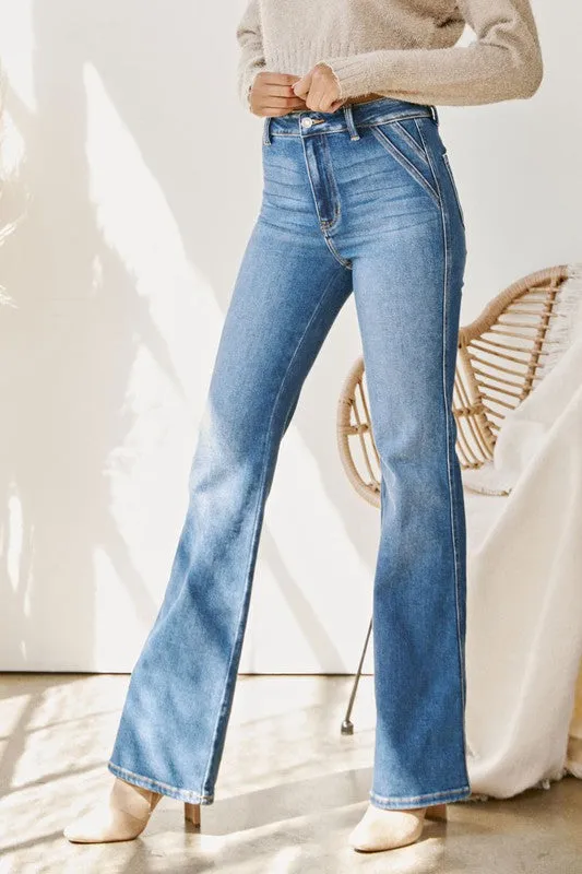 Holly High Rise Slim Flare Jeans