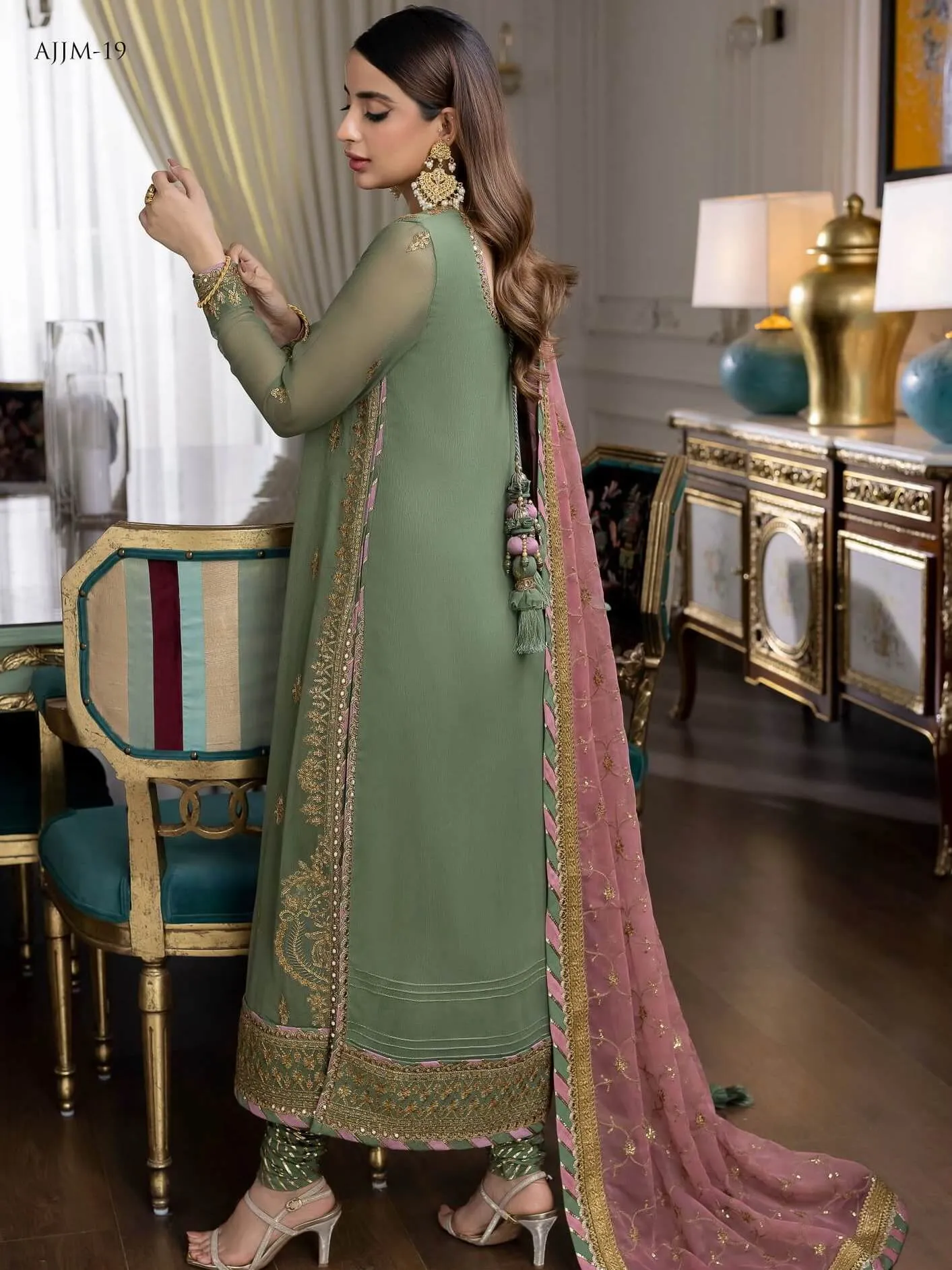 Jhilmil by Asim Jofa Unstitched Embroidered 3 Piece Suit AJJM-19