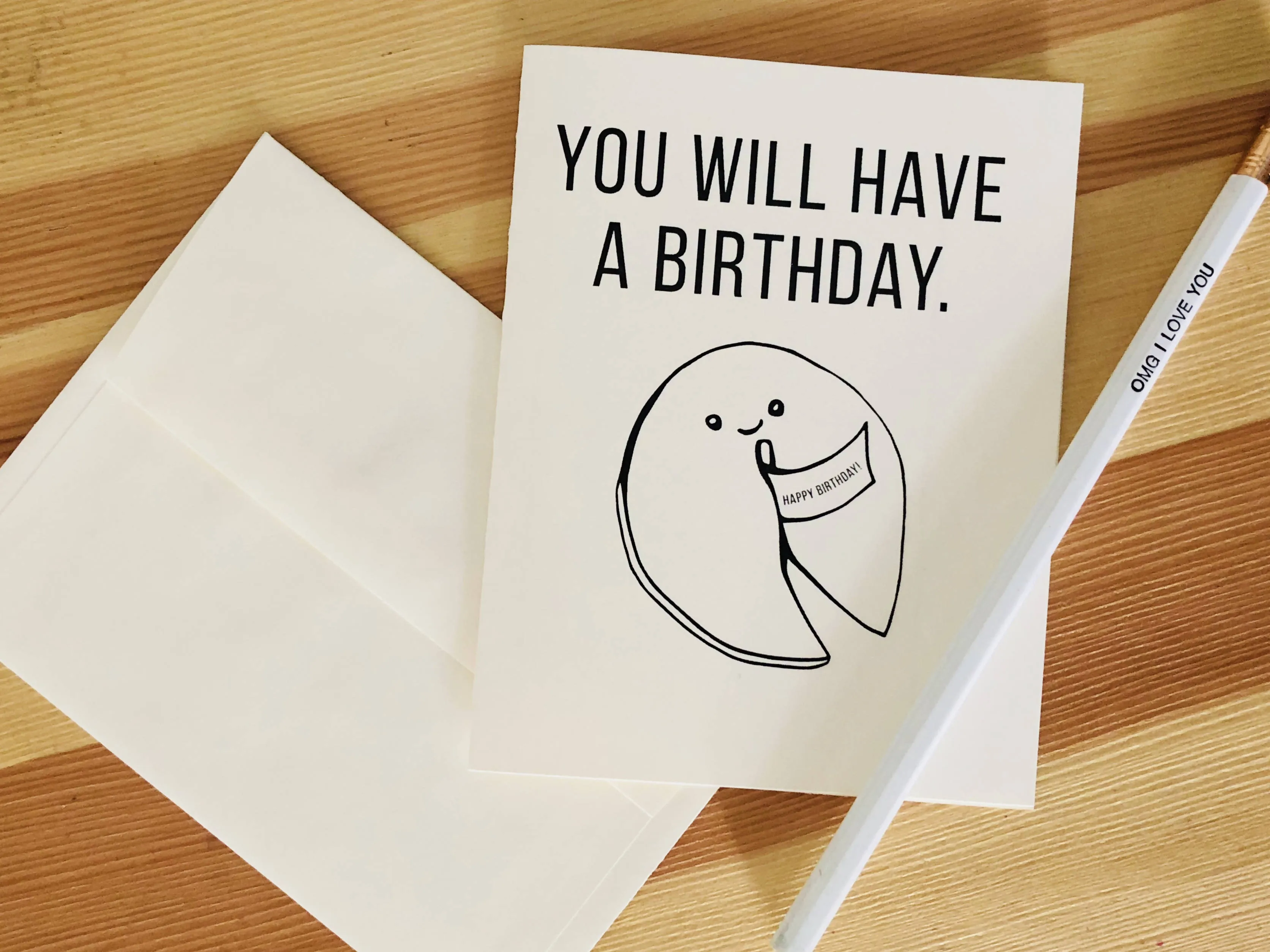 Karen Sue Studios - Birthday Fortune Cookie