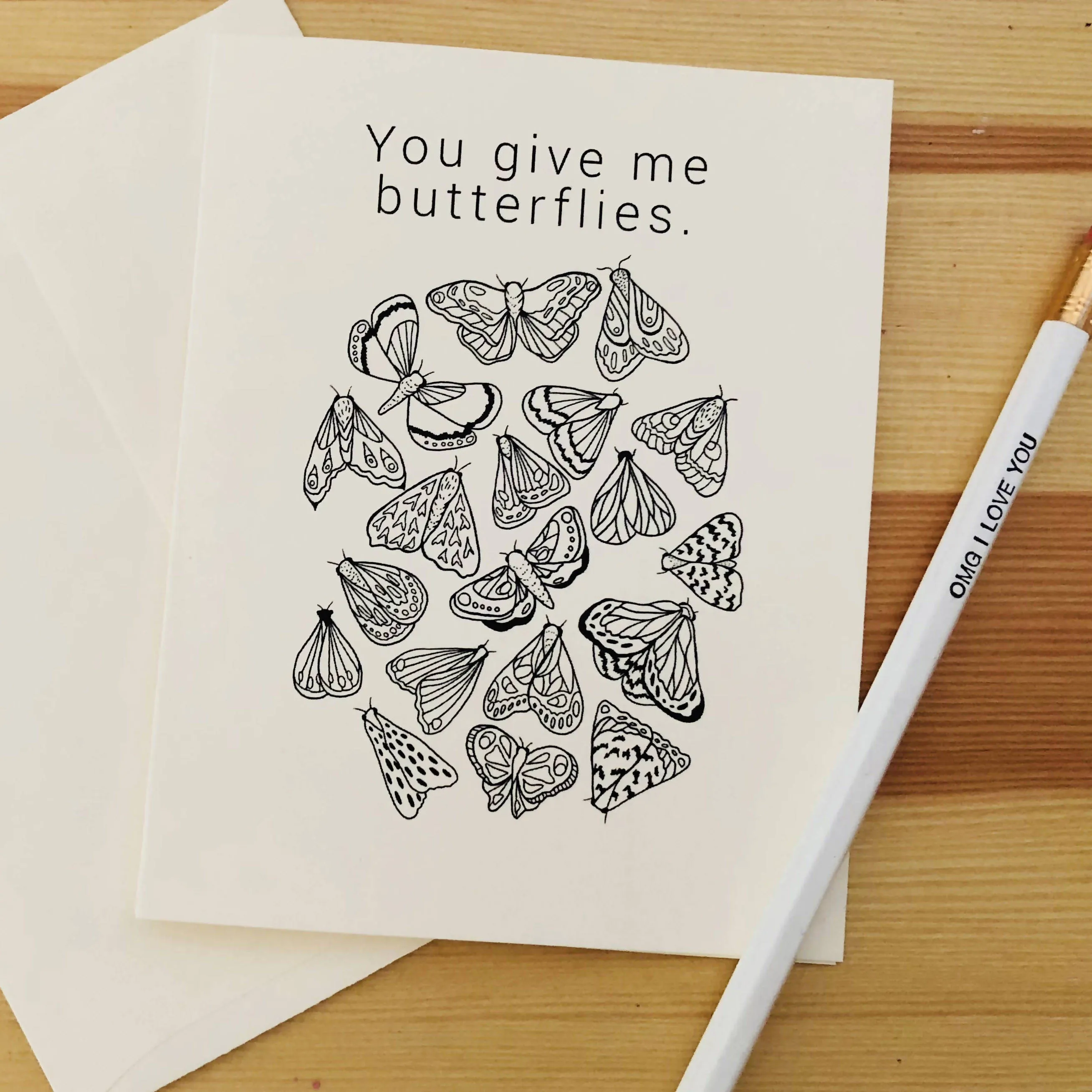 Karen Sue Studios - You Give me Butterflies