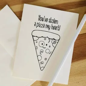 Karen Sue Studios - You've stolen a pizza of my heart