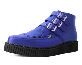 Lazuli Blue TUKskin 3-Buckle Pointed Creeper Boot