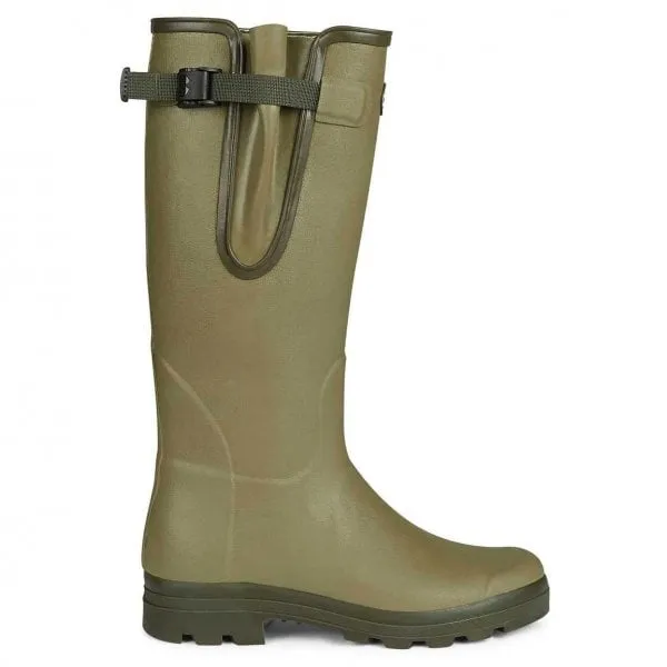 Le Chameau Mens Vierzon Jersey Lined Boot in Vert