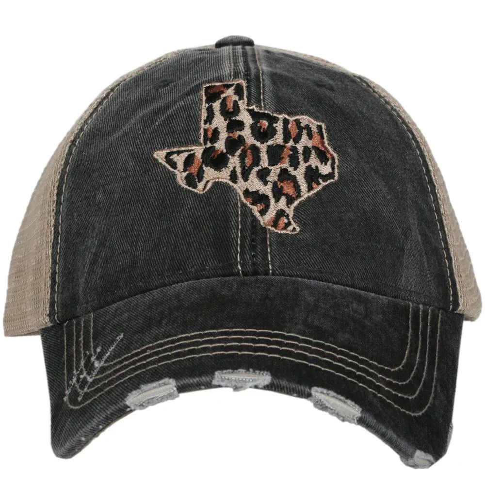 Leopard Texas Trucker Hat