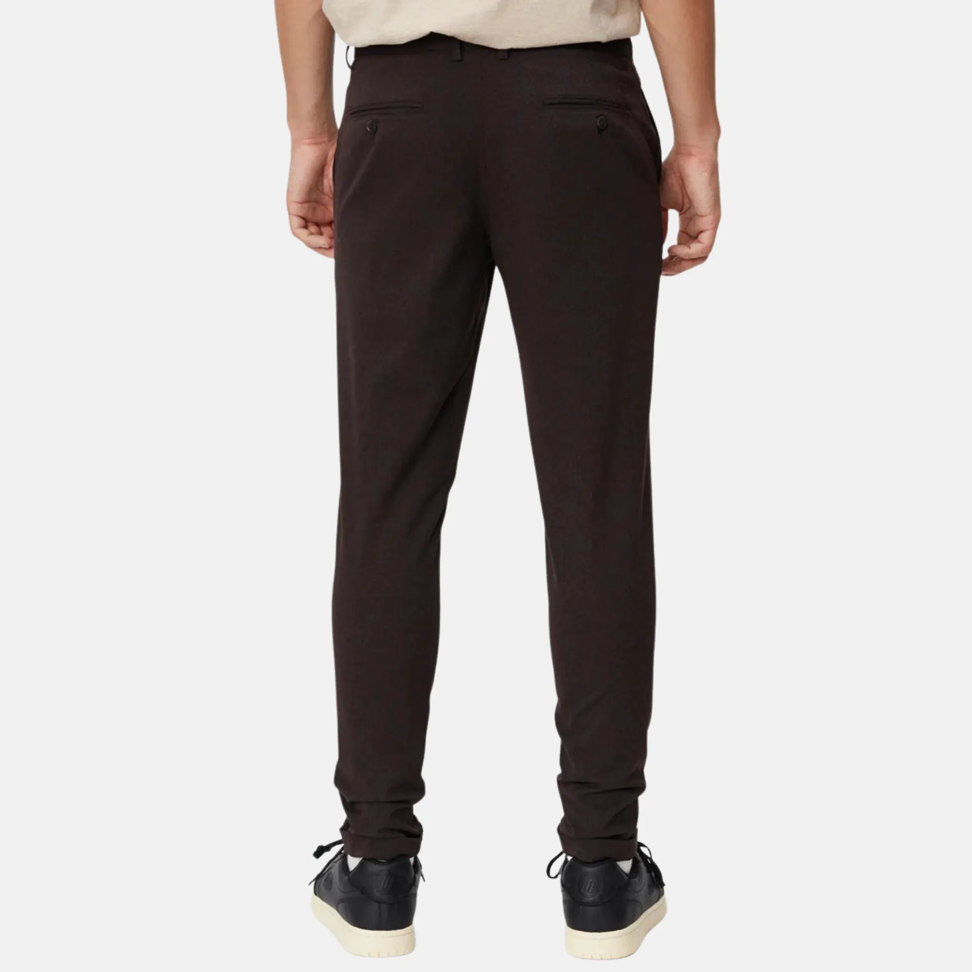 Les Deux Brown Melange Como Wool Mélange Suit Pants