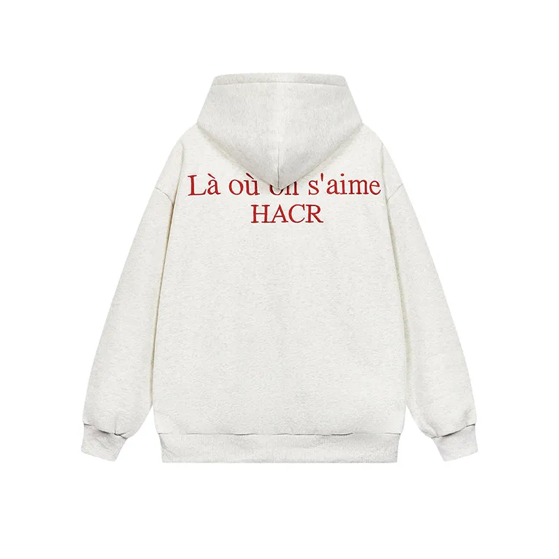 Logo Embroidered Street Hoodie