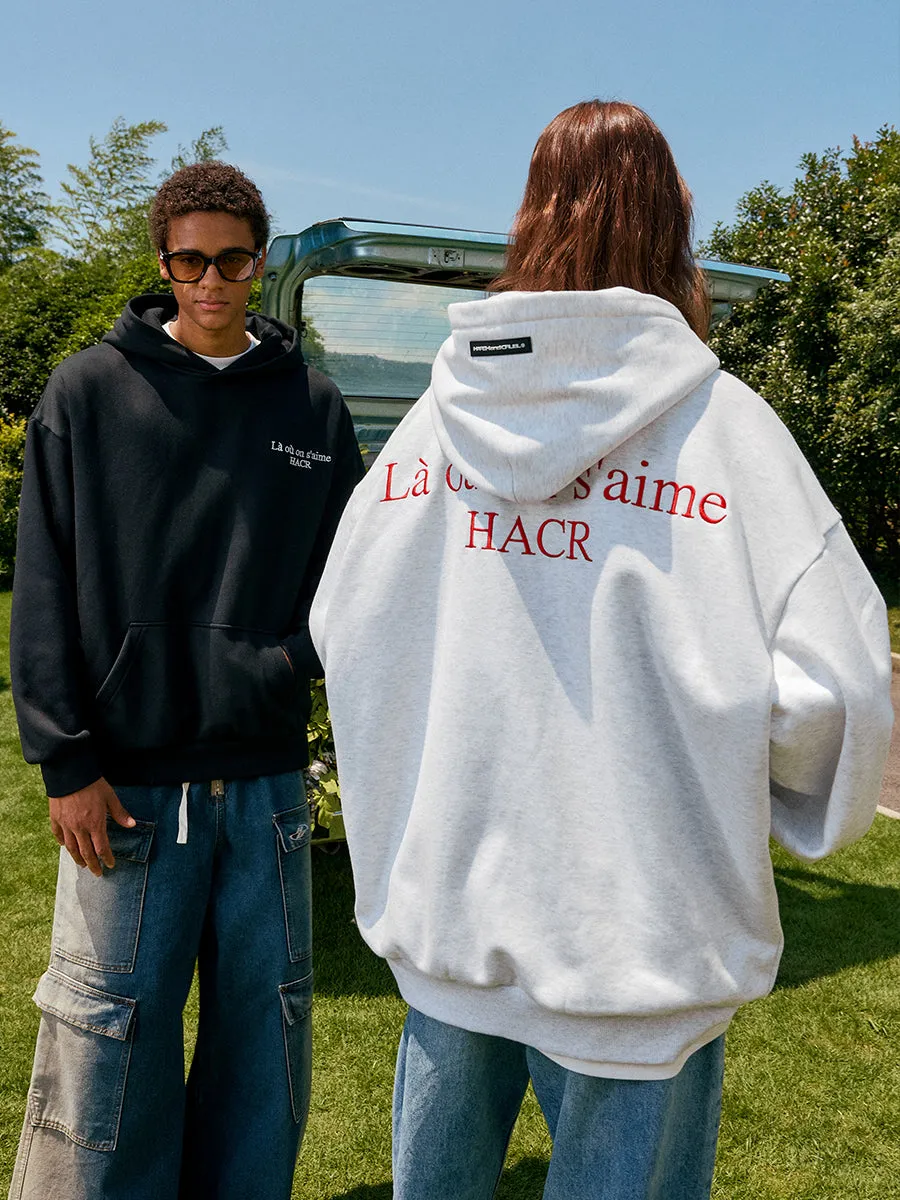 Logo Embroidered Street Hoodie