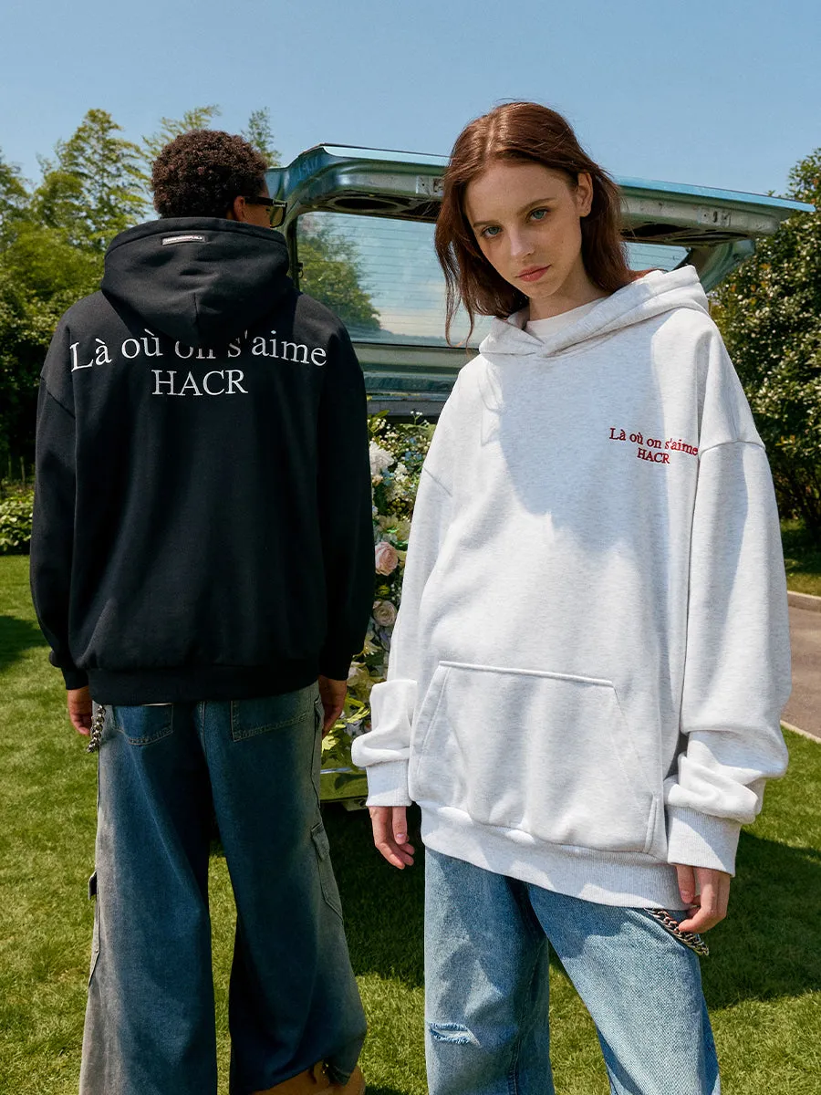 Logo Embroidered Street Hoodie