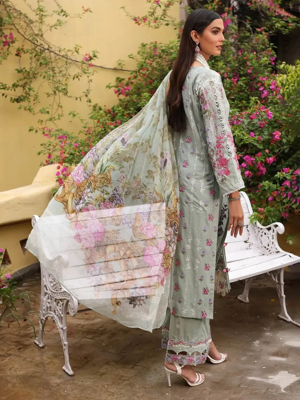 Luxe by Elaf Premium Dobby Lawn Unstitched 3Pc Suit ELJ-03B GRACELEN