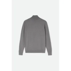 Maglia a collo alto in misto cashmere uomo Grigio