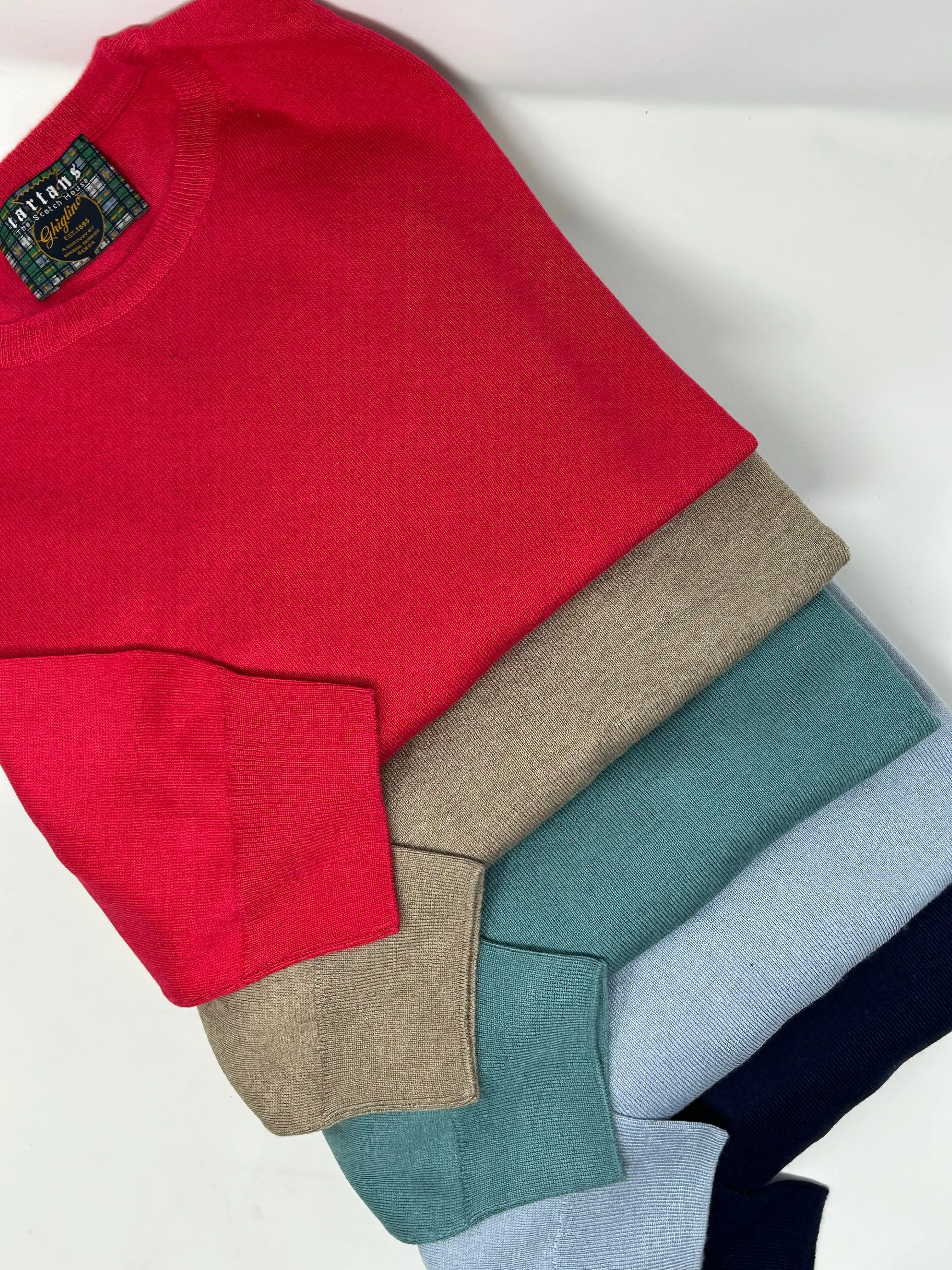 MAGLIONE 4 SEASON GIROCOLLO SETA E CASHMERE