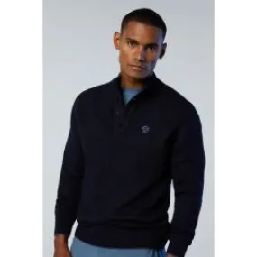 MAGLIONE IN CASHMERE RICICLATO UOMO Blu