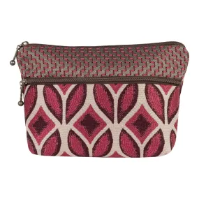 Maruca Cosmetic in Woven Tulip Red