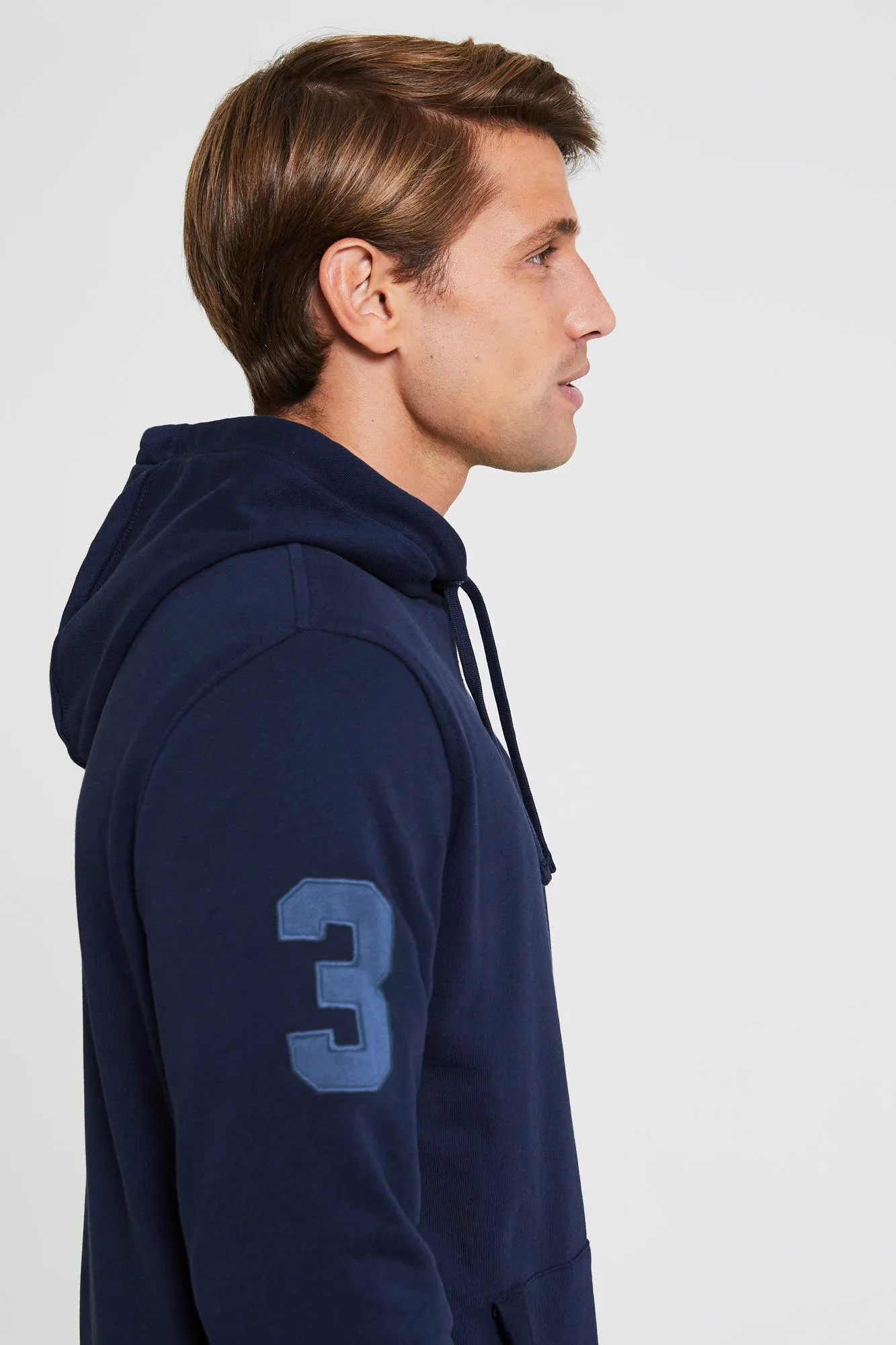 Mens Player 3 Hoodie in Navy Blue