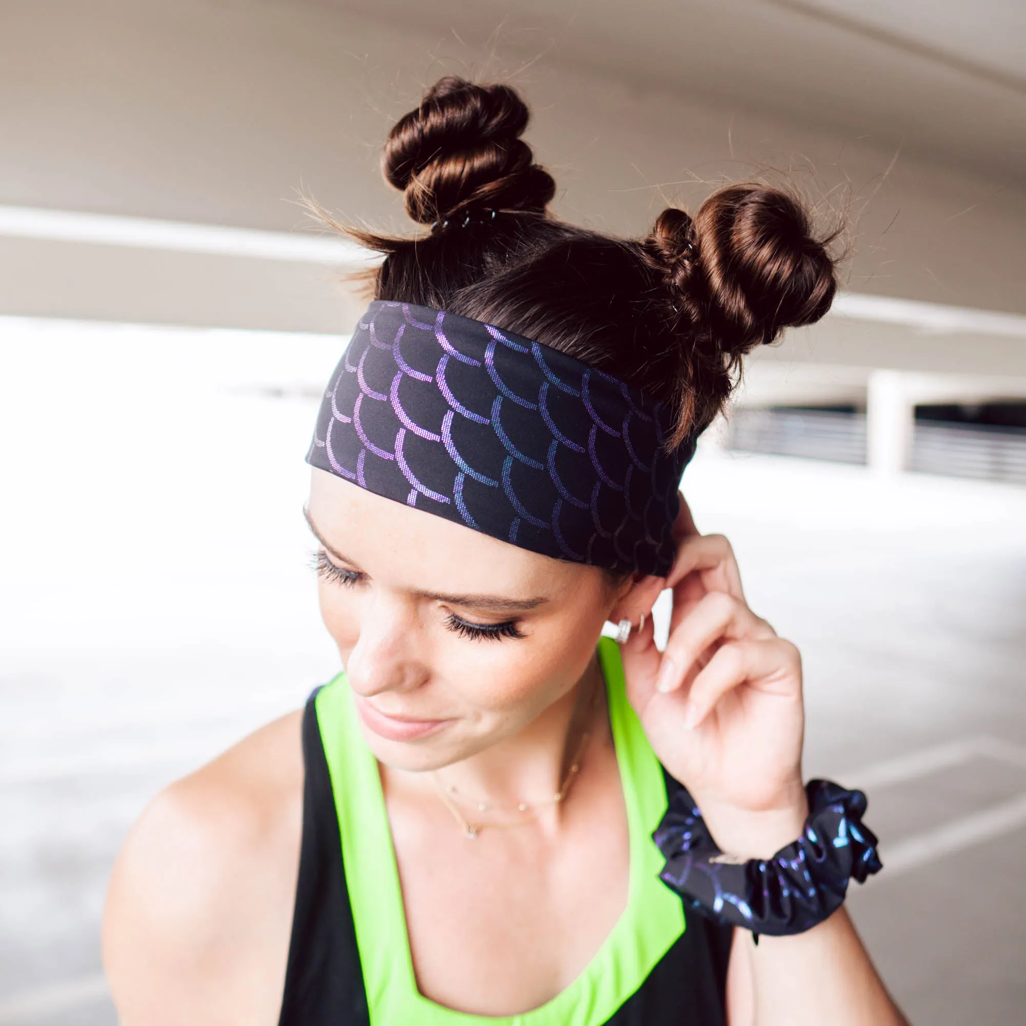 Mermaid Dragon Athletic Headband