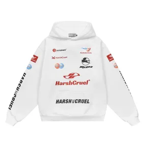 Multi Logo Racing Hoodie