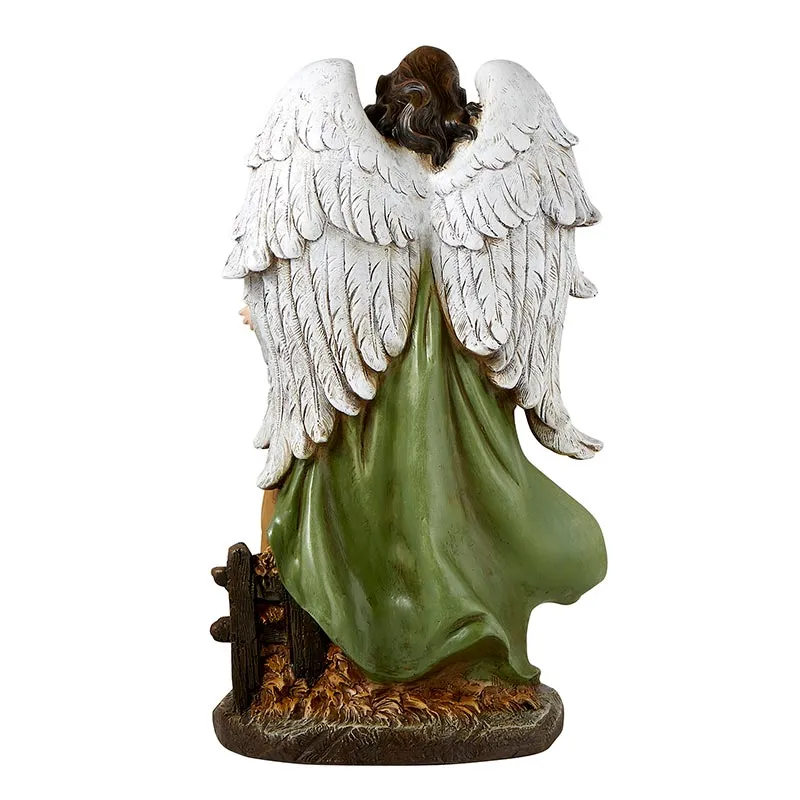 Nativity with Angel Figurine