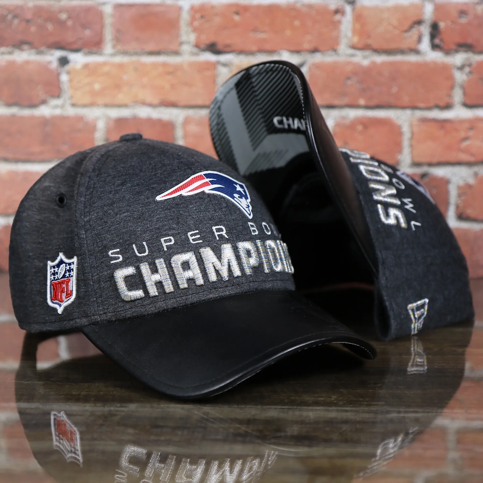 New England Patriots Locker Room Super Bowl LI Championship Trophy 9Forty Dad Hat