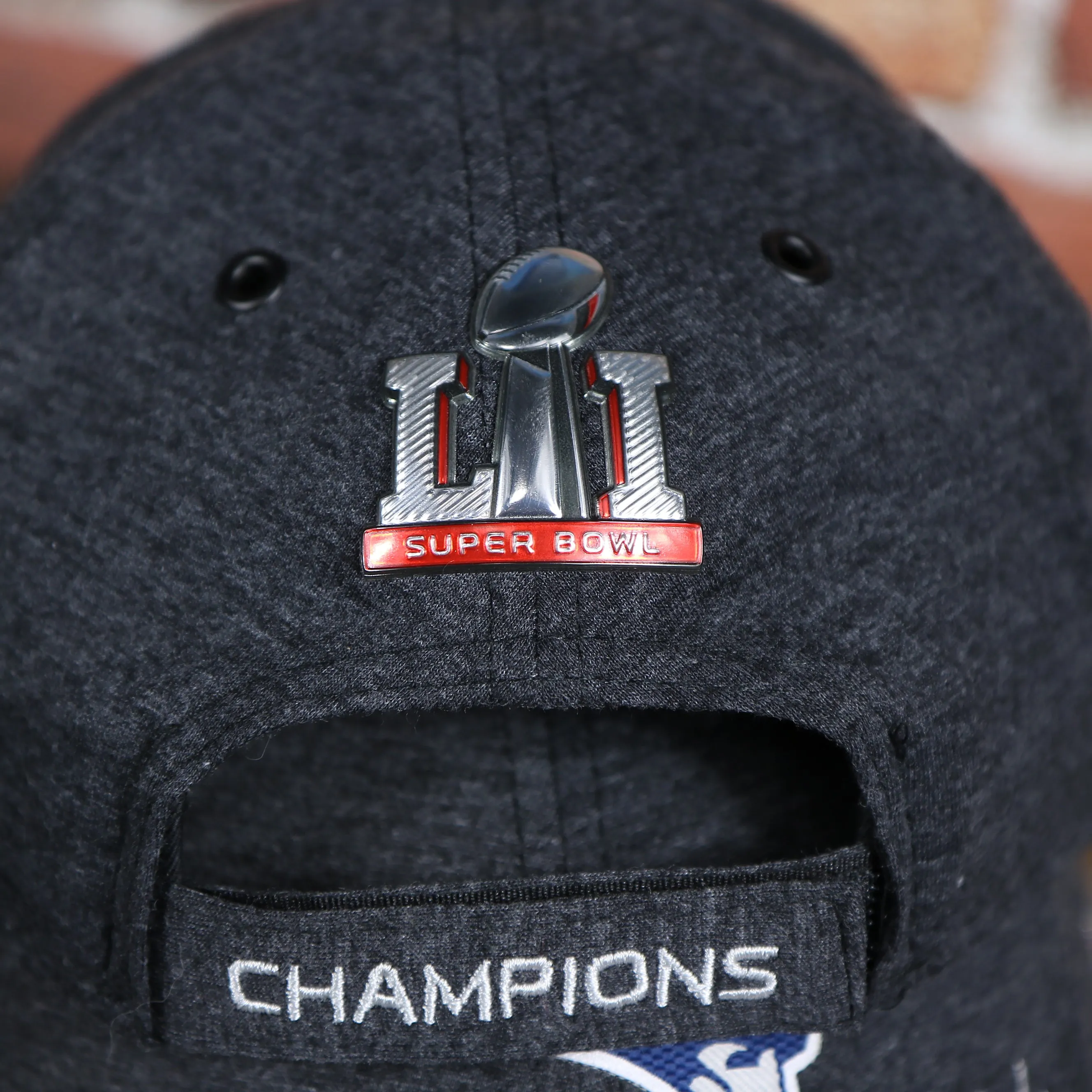 New England Patriots Locker Room Super Bowl LI Championship Trophy 9Forty Dad Hat