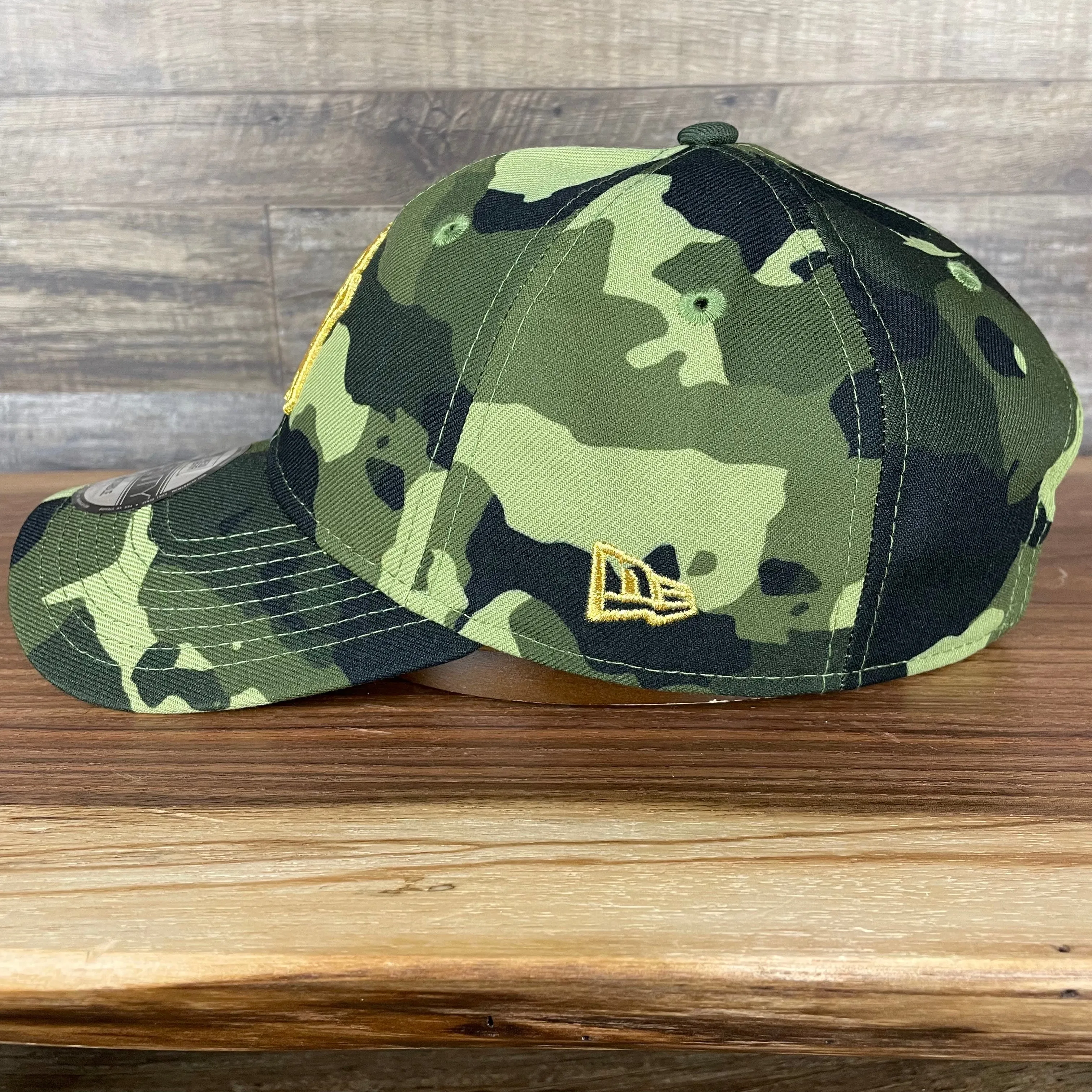 New York Yankees 2022 Armed Forces Day / Memorial Day Side Patch 9Twenty Dad Hat | Camo