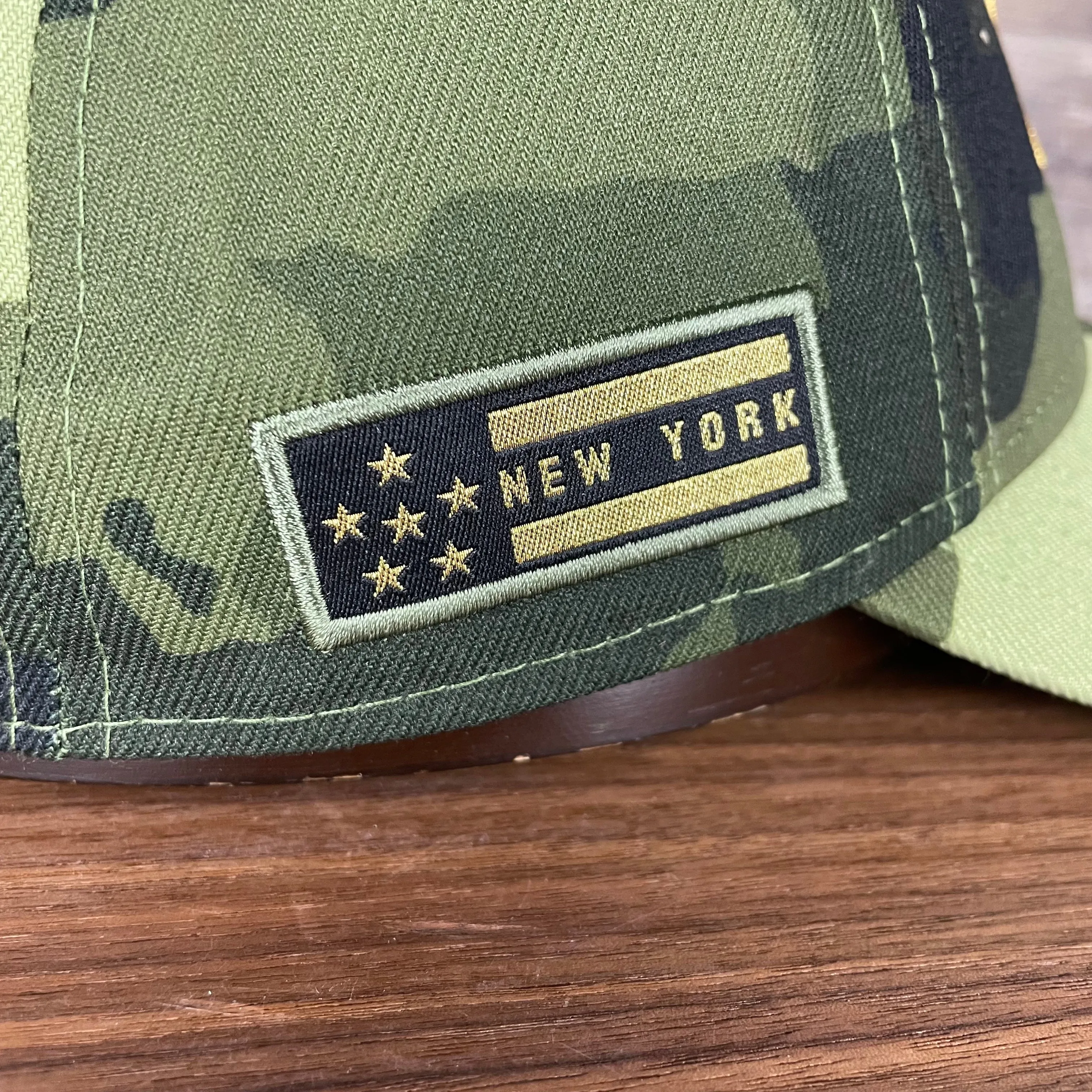 New York Yankees 2022 Armed Forces Day / Memorial Day Side Patch 9Twenty Dad Hat | Camo