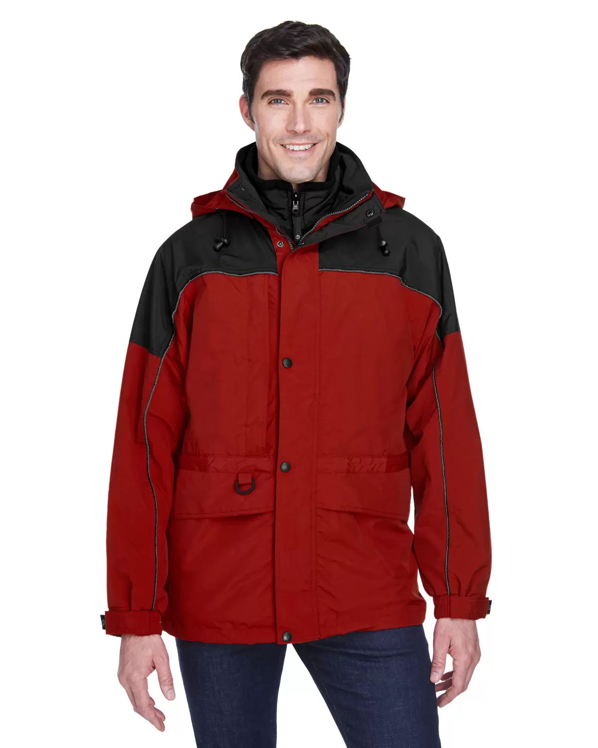 North End 88006 Adult 3-in-1 Two-Tone Parka SKU: 88006