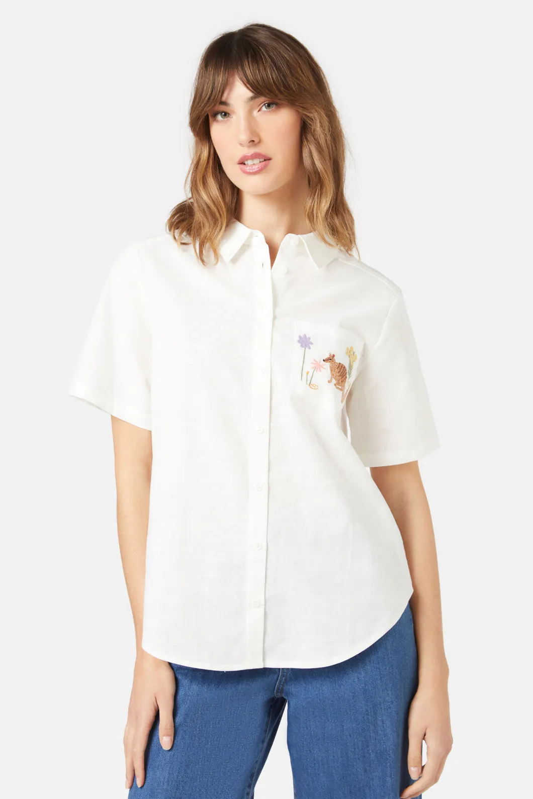 Numbat Embroidered Shirt