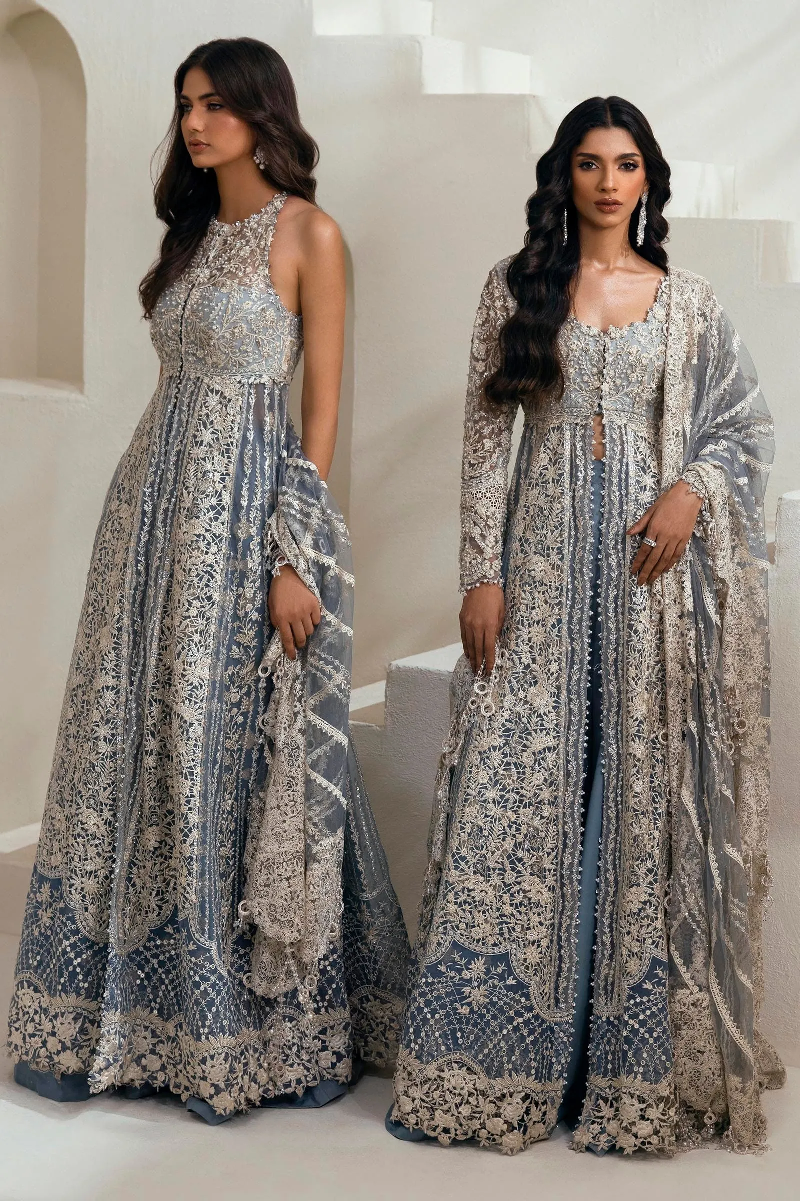 Nura by Sana Safinaz Festive Formal Unstitched 3Pc Suit N242-004-3CT