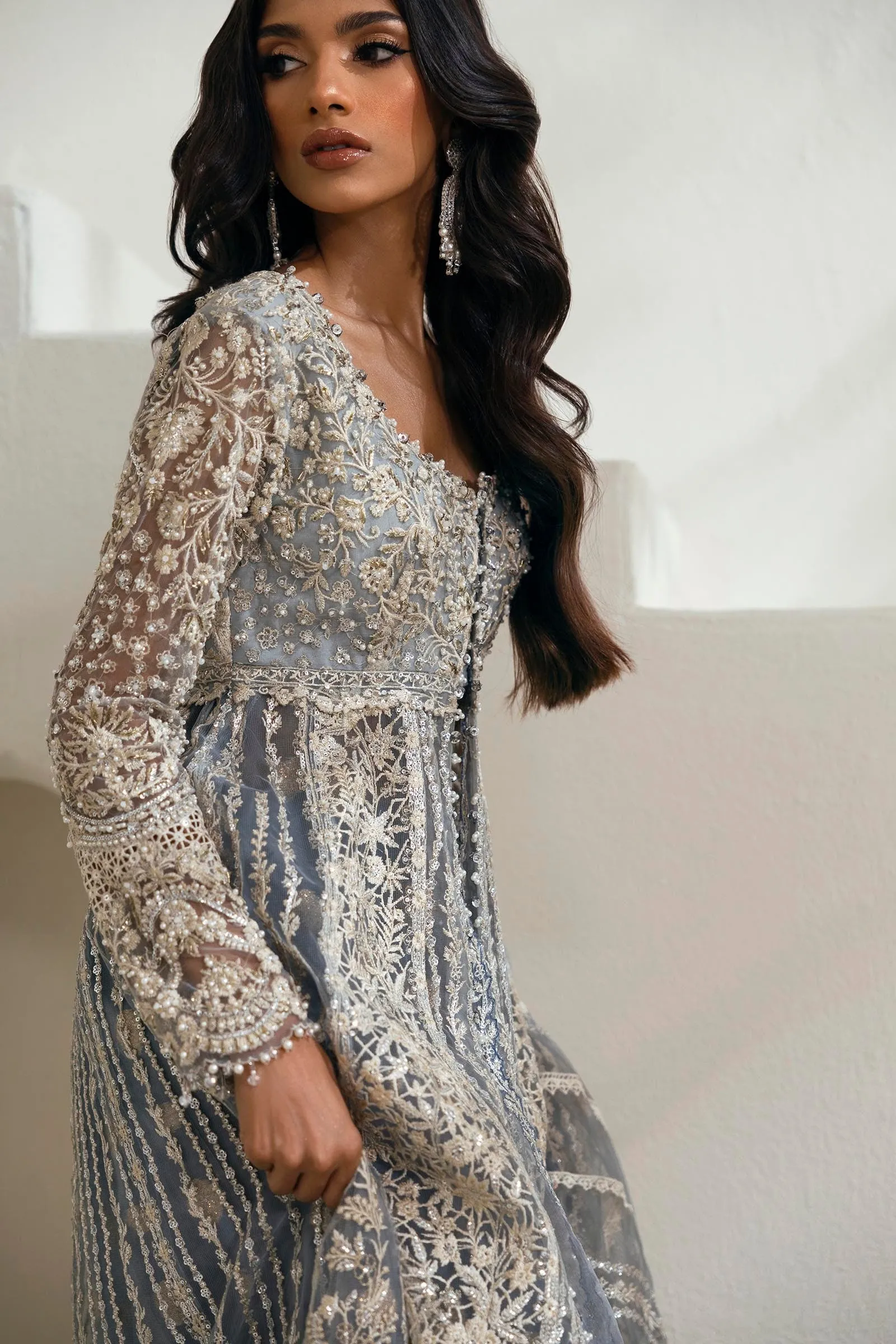 Nura by Sana Safinaz Festive Formal Unstitched 3Pc Suit N242-004-3CT