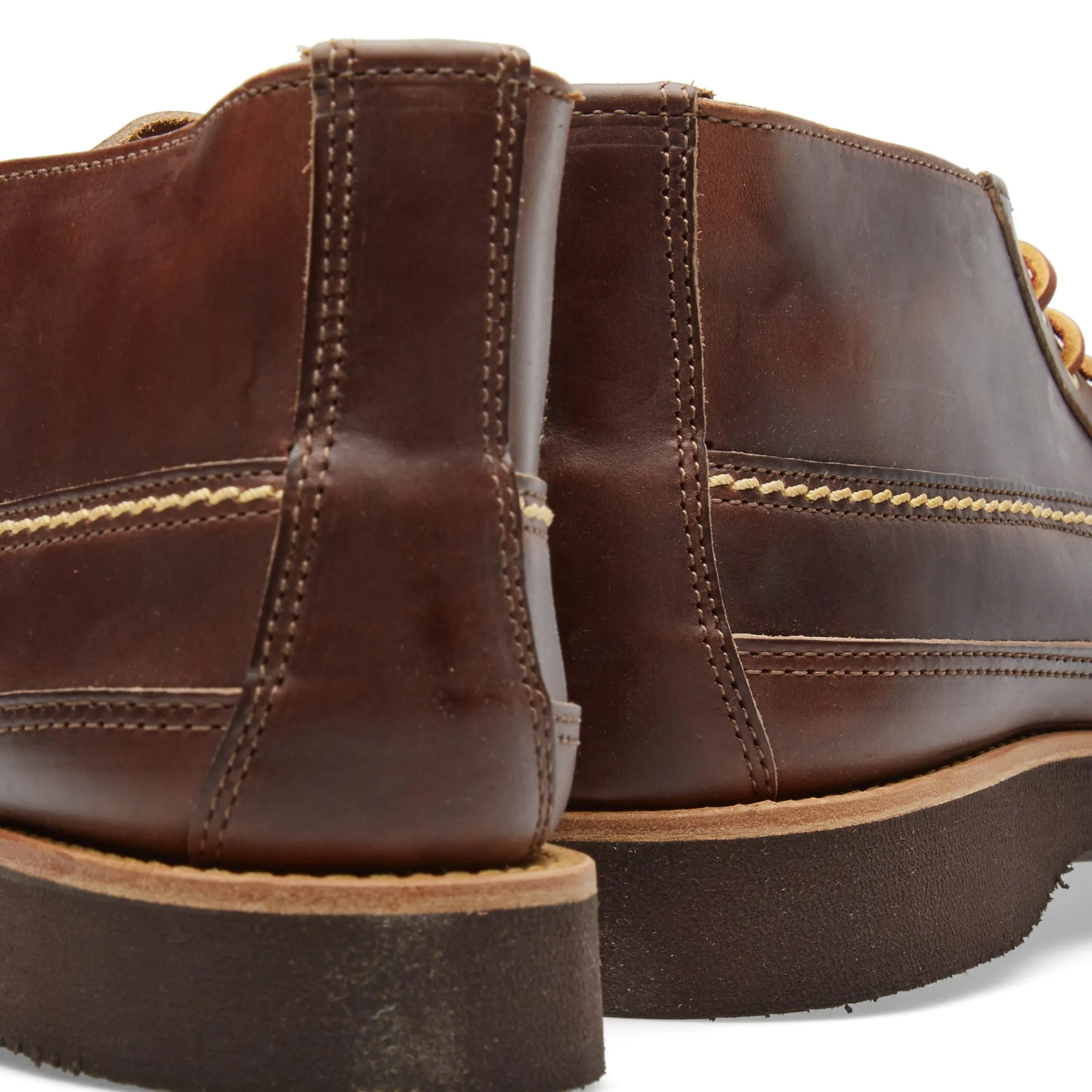 Oak Street Bootmakers Vibram Sole Trapper BootBrown Chromexcel