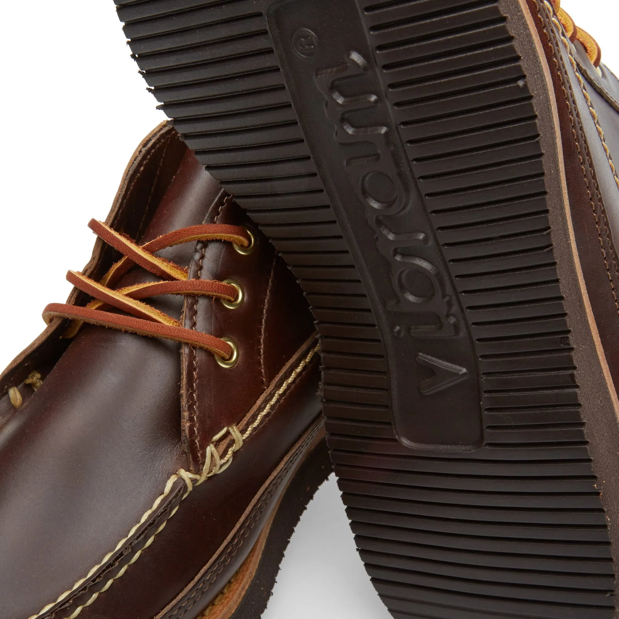 Oak Street Bootmakers Vibram Sole Trapper BootBrown Chromexcel