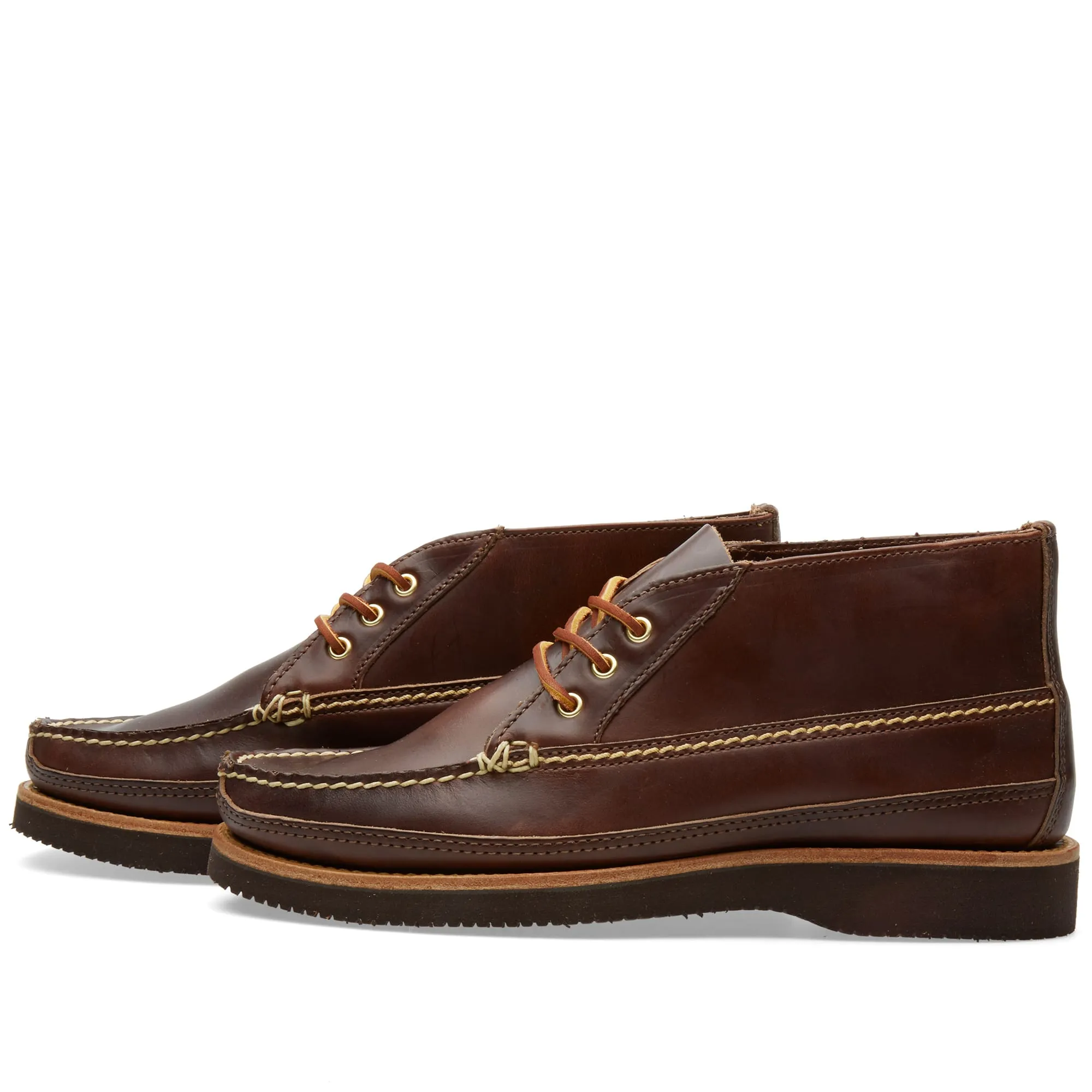 Oak Street Bootmakers Vibram Sole Trapper BootBrown Chromexcel