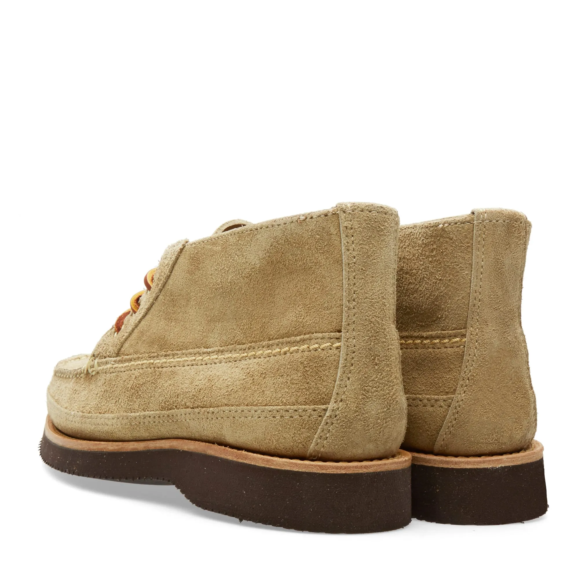 Oak Street Bootmakers Vibram Sole Trapper BootKhaki Suede