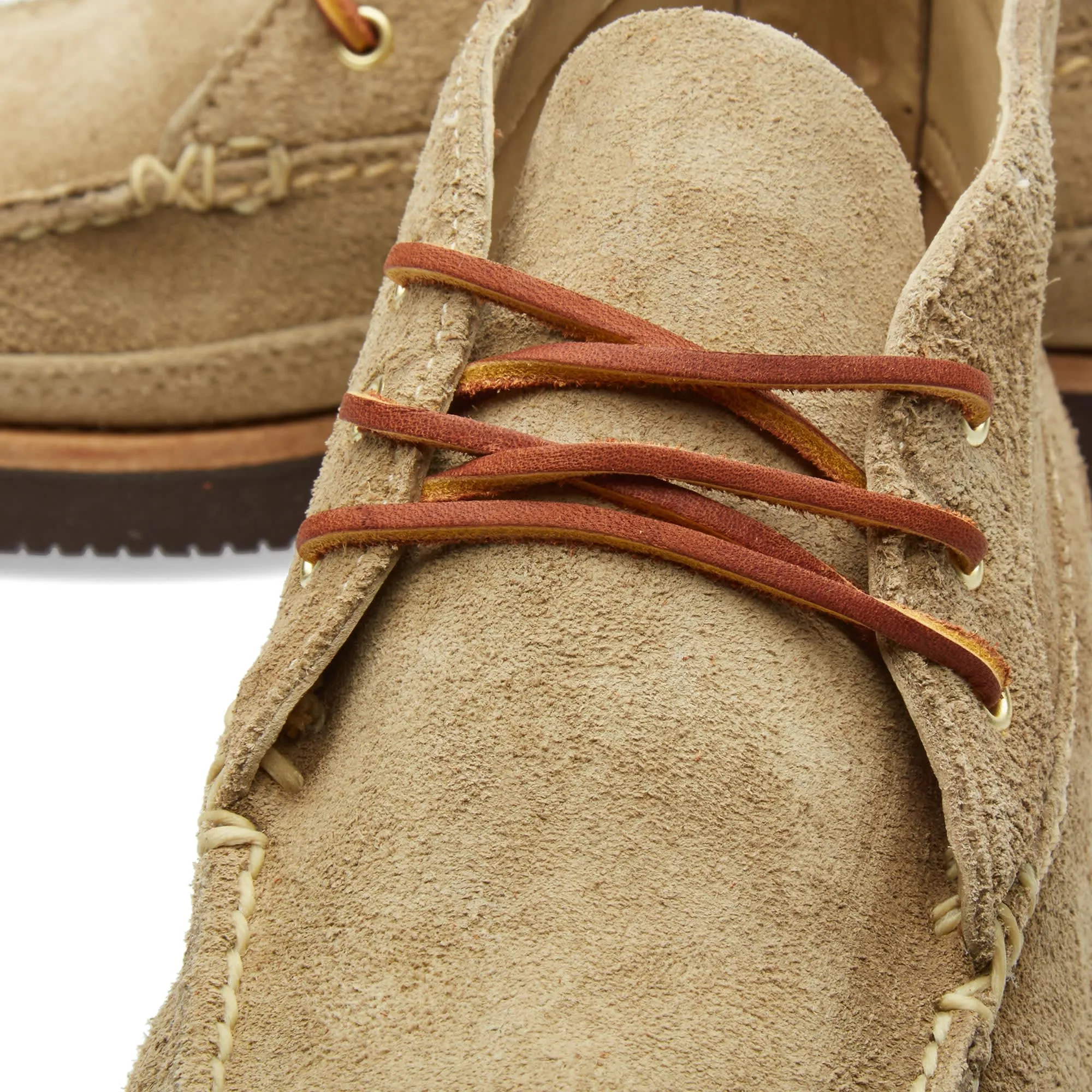 Oak Street Bootmakers Vibram Sole Trapper BootKhaki Suede