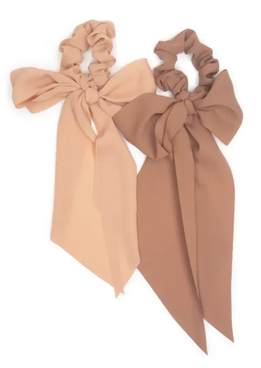 OLD LISTING - Crepe Scarf Scrunchie 2 Pack