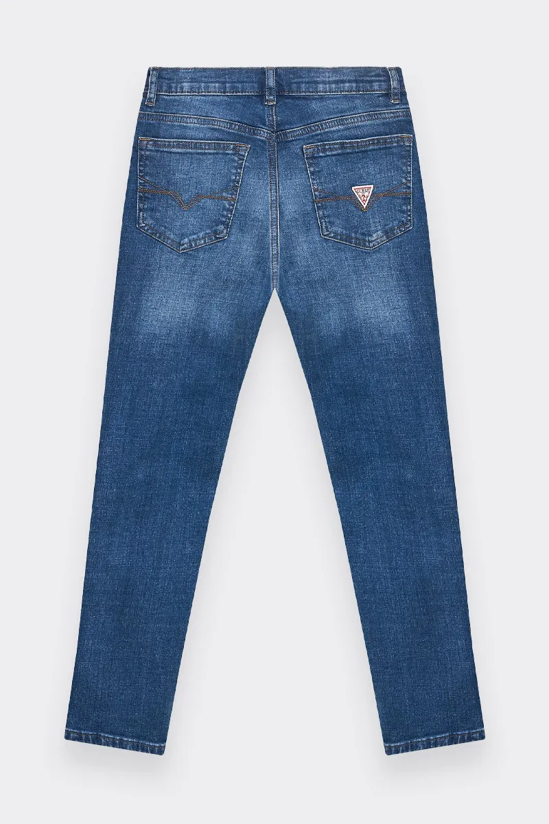 PANTALONI JEANS SLIM FIT BLU