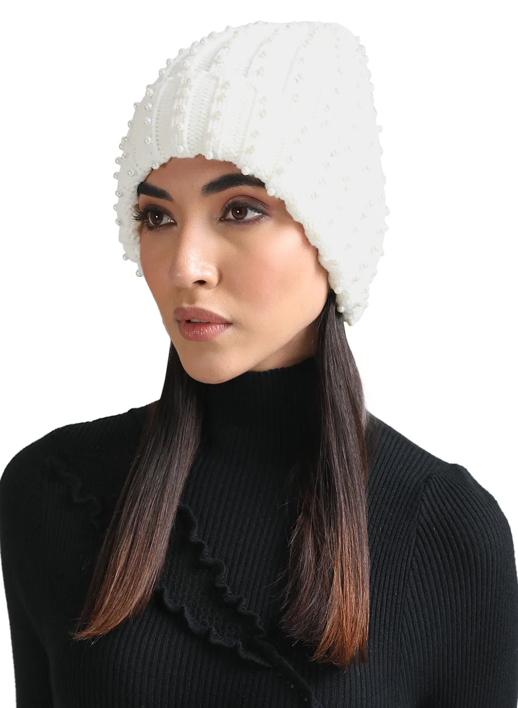 Pearl Knitted Beanie