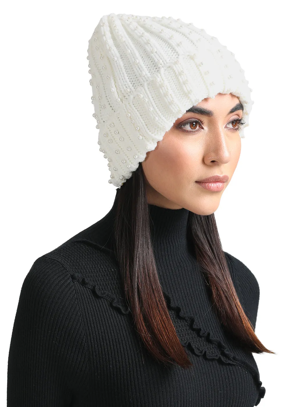 Pearl Knitted Beanie