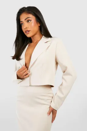 Petite Tailored Crop Blazer