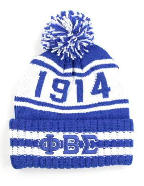 Phi Beta Sigma: Pom Pom Beanies