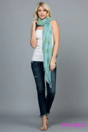 Pineapple Scarf (Lt Green)