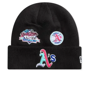 Polar Lights Knit Beanie - Oakland Athletics