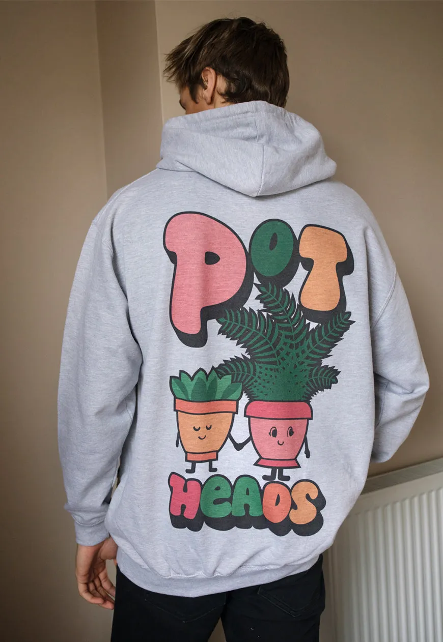 Pot Heads Men's Slogan Hoodie