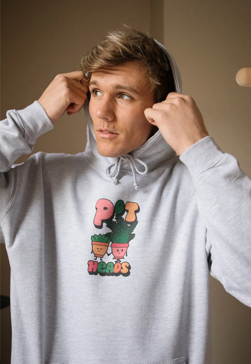 Pot Heads Men's Slogan Hoodie