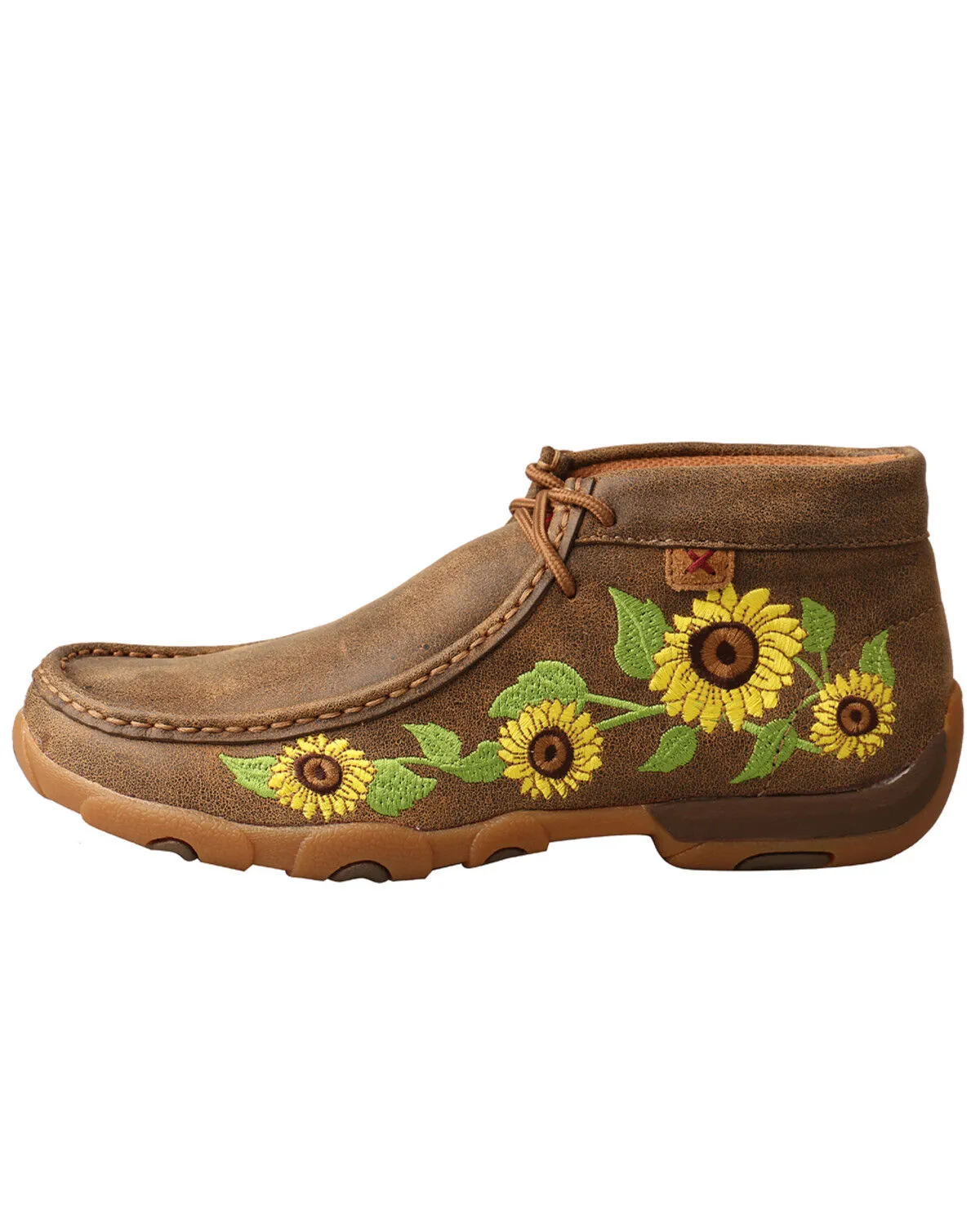 Product Name:  Twisted X Women's Sunflower Chukka Driving Shoes - Moc Toe