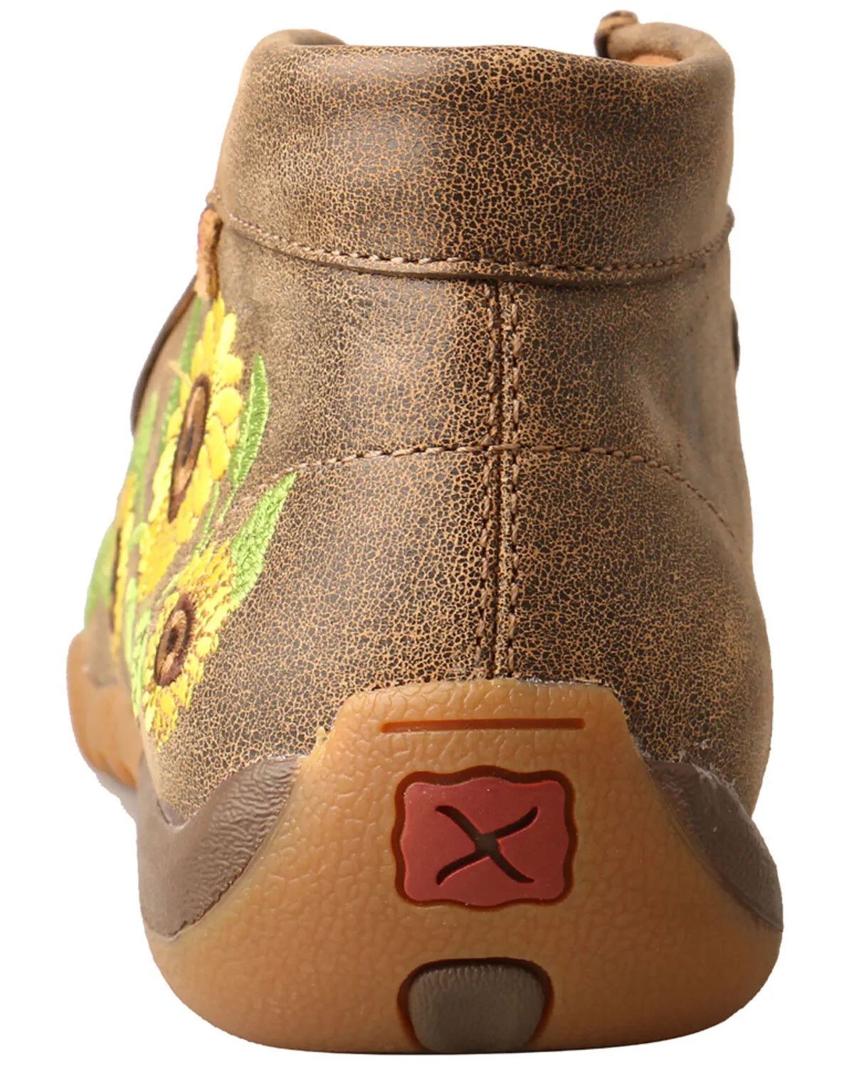 Product Name:  Twisted X Women's Sunflower Chukka Driving Shoes - Moc Toe