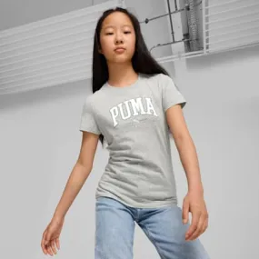 PUMA SQUAD Tee - Girls 8-16 years | Light Gray Heather | PUMA Shoes | PUMA 