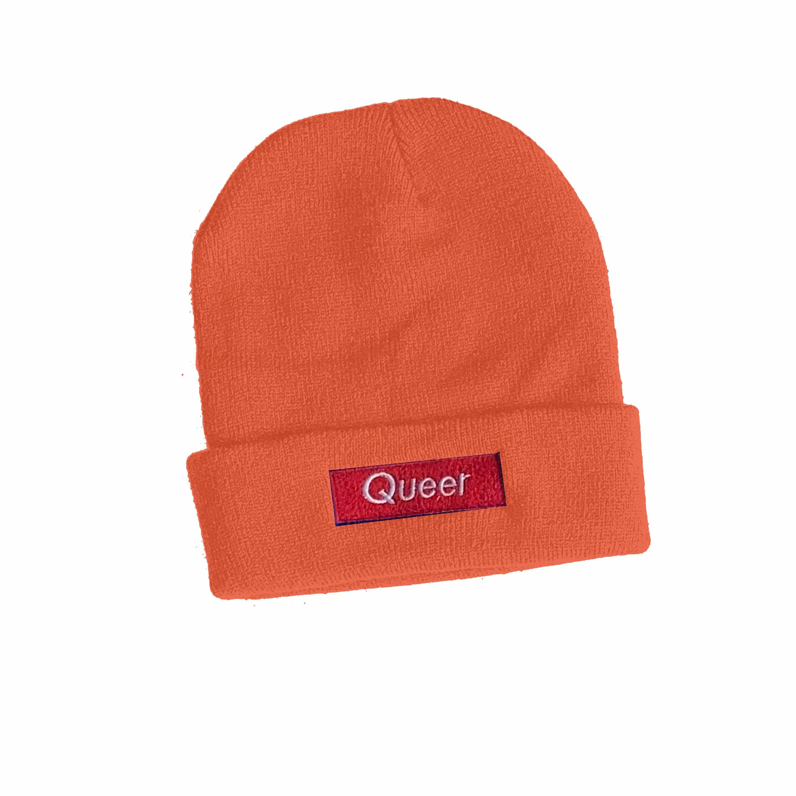 Queer Knit Cuff Beanie supporting The Trevor Project