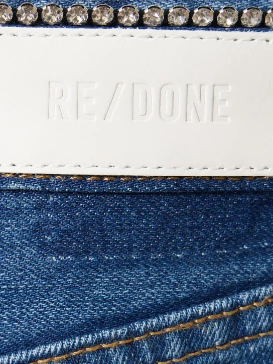 RE/DONE   Low rider loose cotton jeans 