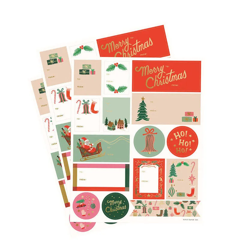 Rifle Paper Co Christmas Sticker Set